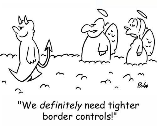'We definitely need tighter border controls!'