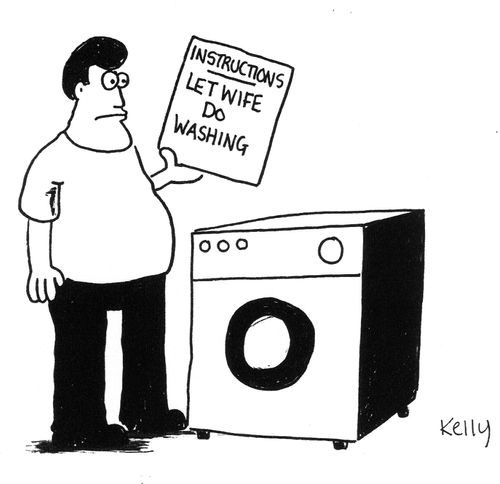 Instructions: Let wife do the washing
