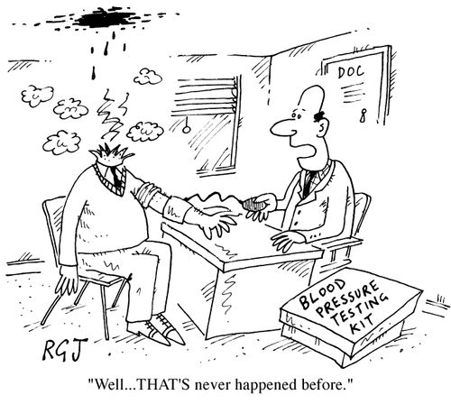 "Well....THAT�S never happened before"