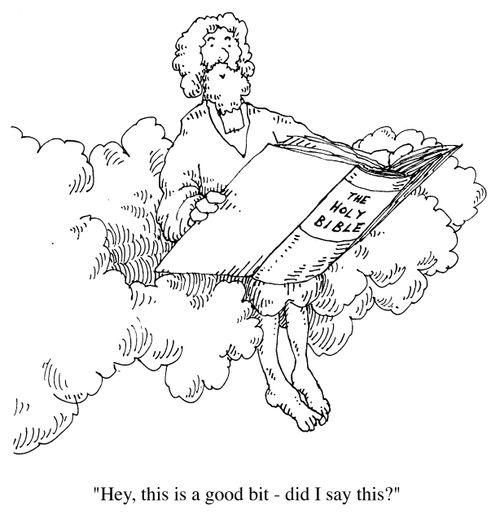 "Hey, this is a good bit- did I say that?"