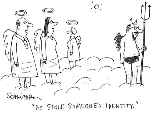 'He stole someone's identity.'