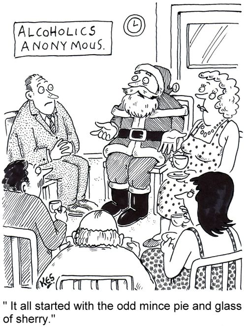 "It all started with the odd mince pie and glass of sherry."