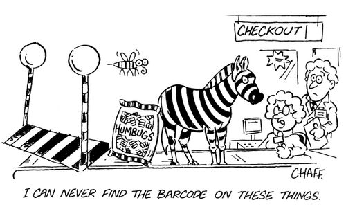 'I can never find the barcode on these things.'