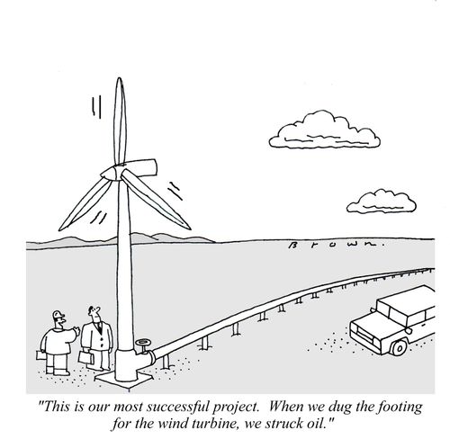 Windfall in oil.