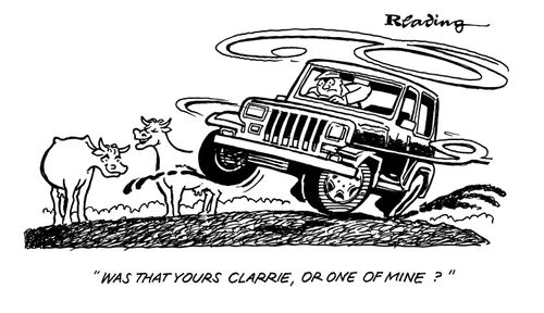 'Was that yours Clarrie, or one of mine?'