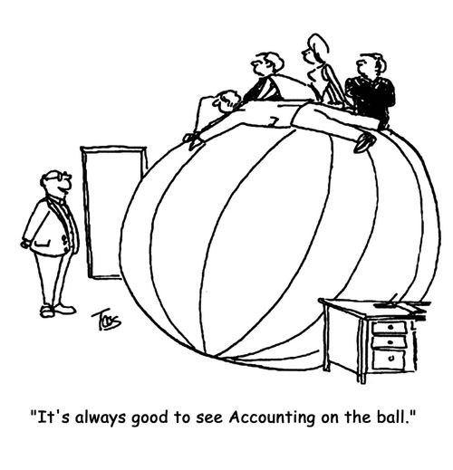 'It's always good to see accounting on the ball.'