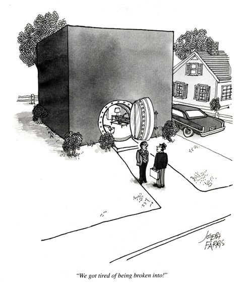 'We got tired of being broken into!'