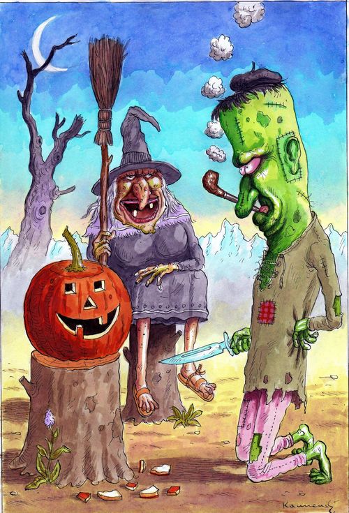 Halloween sculptor