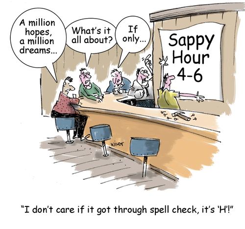 'I don't care if it got through spell check, it's 'H'!'