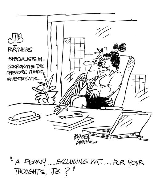 "A penny, excluding VAT, for your thoughts, JB?"