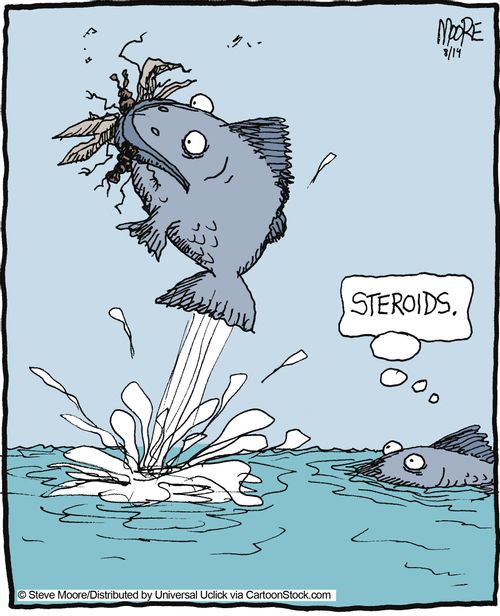 'Steroids.'