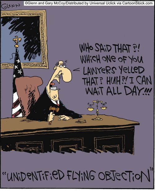 'Unidentified Flying Objection.'