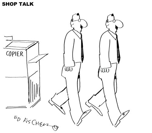 Copier duplicates worker