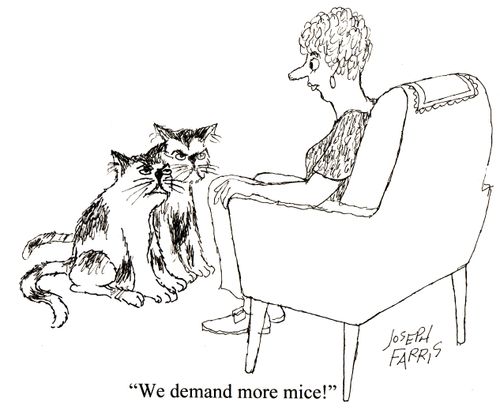 'We demand more mice!'