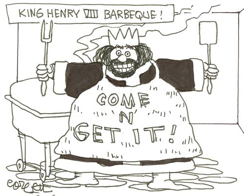 King Henry VIII Barbeque:  'Come 'N' Get it!'