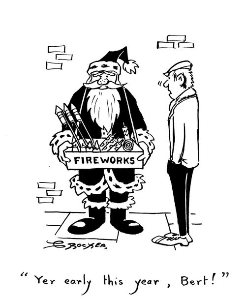 'Yer early this year Bert!'