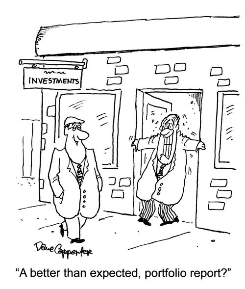 'A better than expected, portfolio report?'