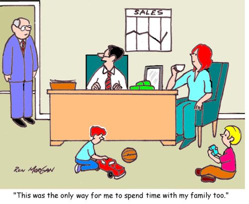 'This was the only way for me to spend time with my family too.'