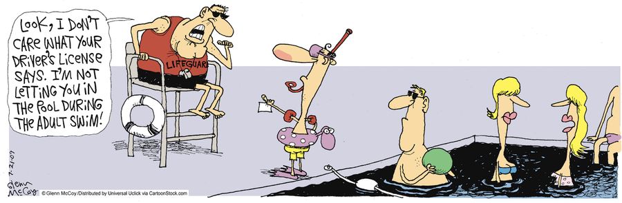 The adult swim.