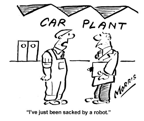 I've just been sacked by a robot.