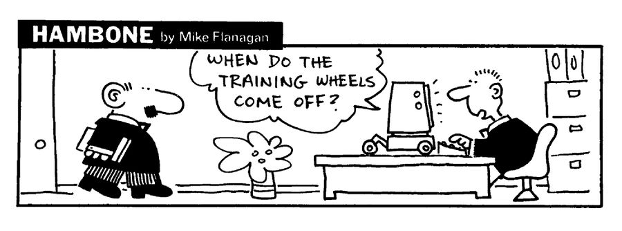 STRIP Hambone: Training wheels on a computer