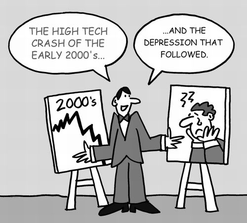 The high tech crash of the early 2000s...and the depression that followed.