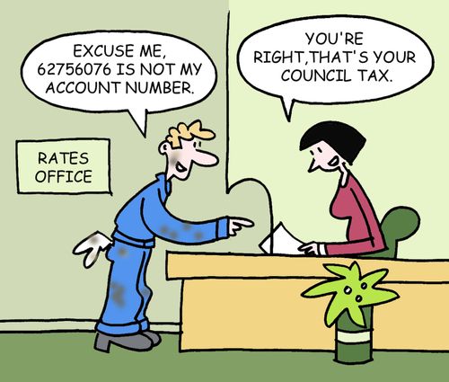 Excuse me, 62756076 is not my account number. You're right, that's your council tax.