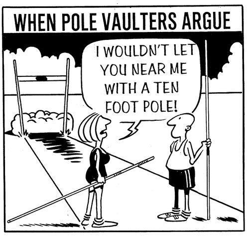 When Pole Vaulter's Argue