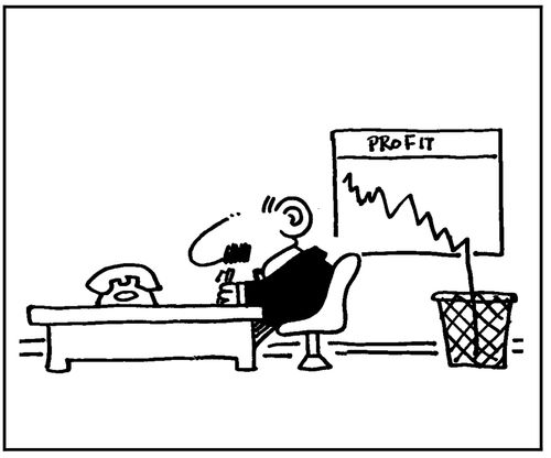 'Profit in the garbage.'