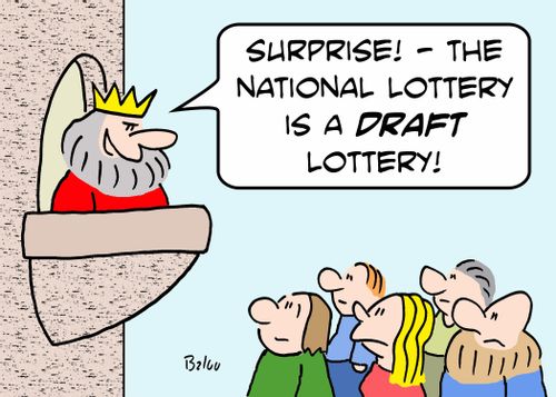 'Surprise! -- the National Lottery is a DRAFT lottery!'