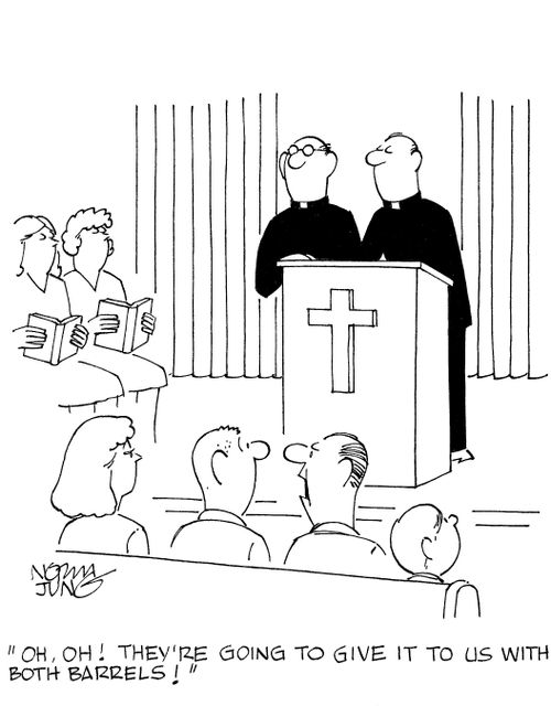 'Oh, oh! They're going to give it to us with both barrels!'