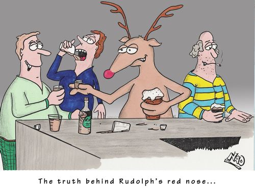 The truth behind Rudolph's red nose...