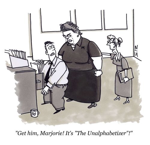 The Unalphabetizer
