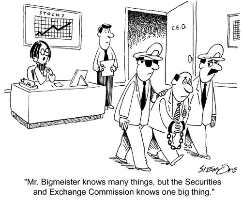 'Mr.Bigmeister knows many things, but the Securities and Exchange Commission knows one big thing.'