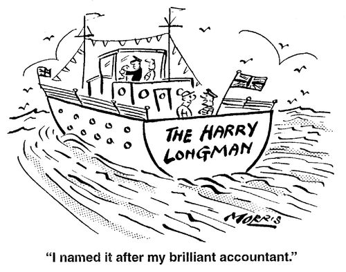 "I named it after my brilliant accountant."