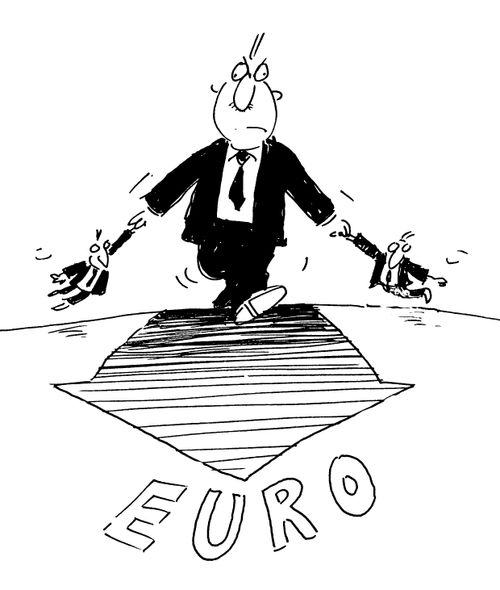 Dragging industry into the Euro