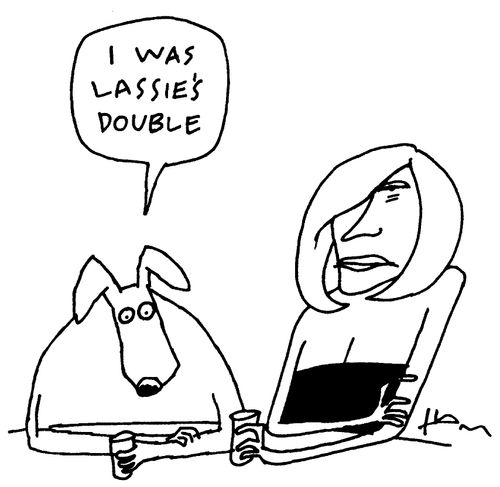 "I was Lassie's double"