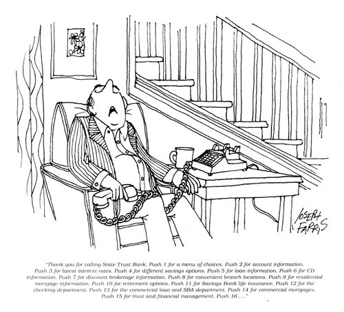 Automated customer service.
