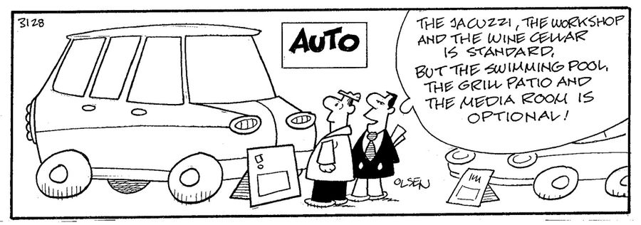 The car showroom
