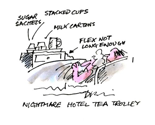 Nightmare Hotel Tea Trolley