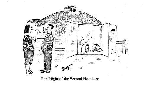 The plight of the second homeless.