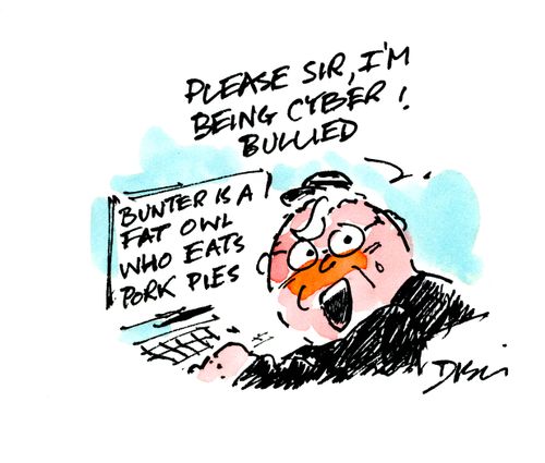 'Please Sir, I'm being cyber bullied.'