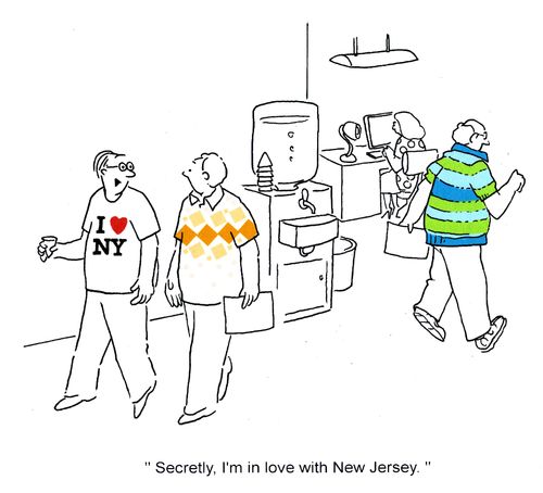 'Secretly, I'm in love with New Jersey.'