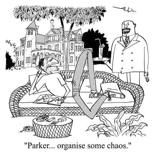 'Parker... organise some chaos.'