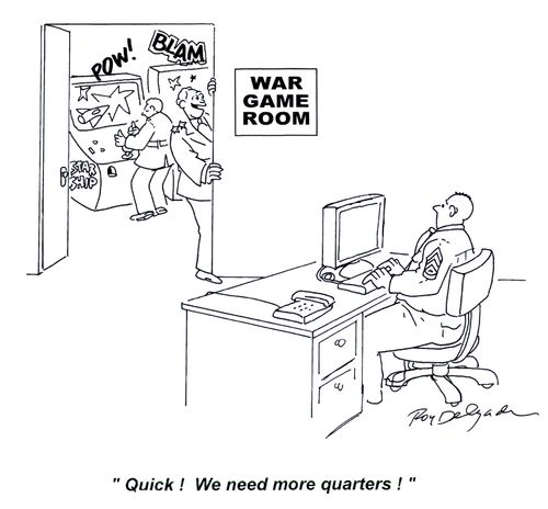 'Quick! We need more quarters!'