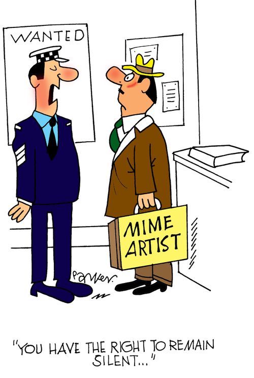 'You have the right to remain silent...'
