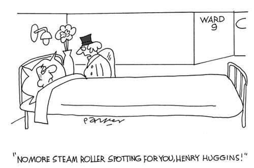 'No more steam roller spotting for you,Henry Huggins!'