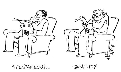 'Spontaneous...senility'
