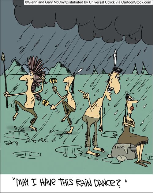'May I have this rain dance?'