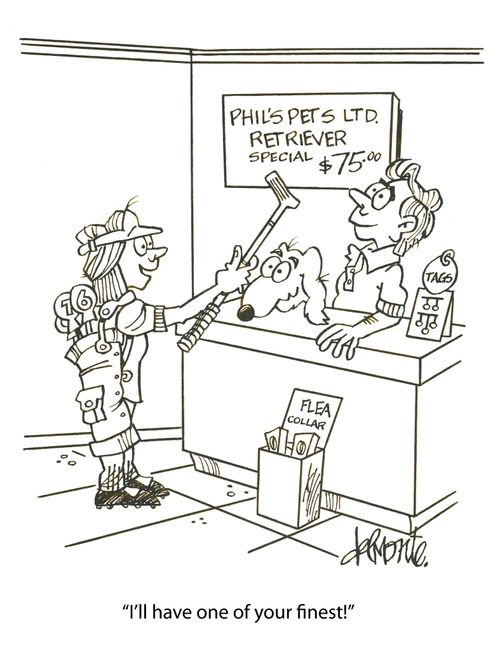 'I'll have one of your finest!'